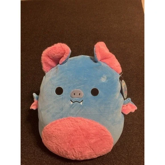 Squishmallows Original 16-Inch Boyle Blue Fruit Bat - Official Jazwares - Picture 2 of 8